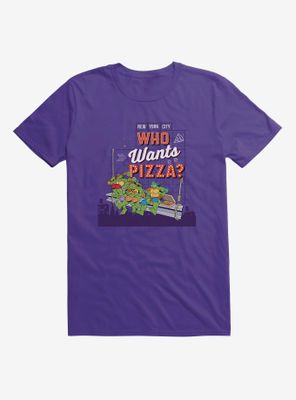 Teenage Mutant Ninja Turtles NYC Who Wants Pizza Group T-Shirt