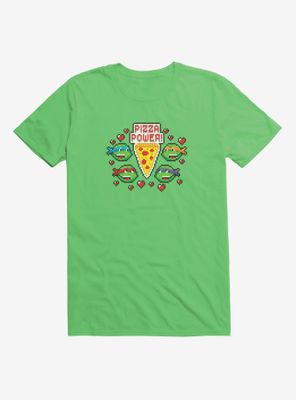 Teenage Mutant Ninja Turtles Pixelated Pizza Power Group T-Shirt