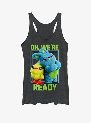 Disney Pixar Toy Story 4 Ready Girls Black Heathered Tank