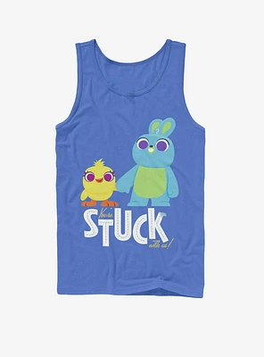 Disney Pixar Toy Story 4 Stuck With Us Royal Blue Tank Top