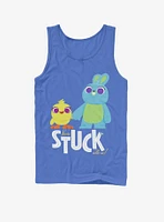 Disney Pixar Toy Story 4 Stuck With Us Royal Blue Tank Top