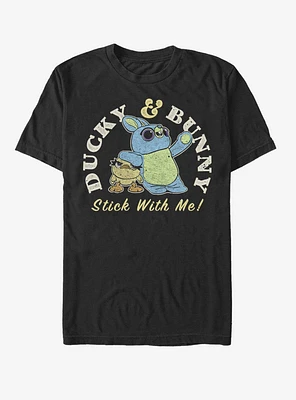 Disney Pixar Toy Story 4 Ducky And Bunny Brand T-Shirt