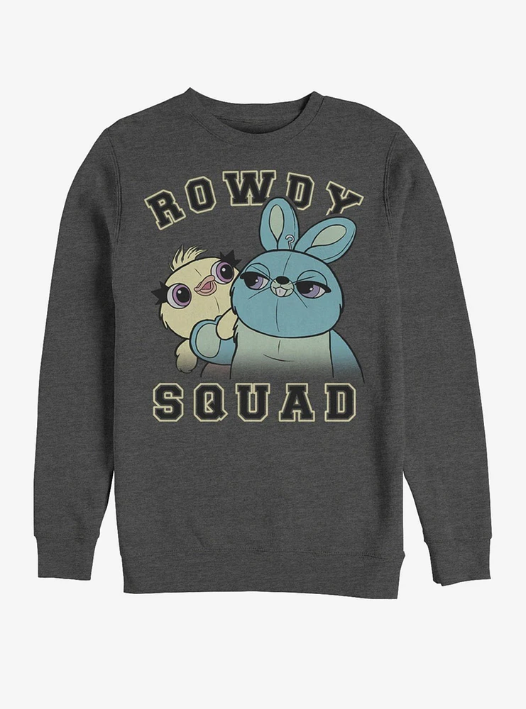 Disney Pixar Toy Story 4 Rowdy Squad Charcoal Heathered Sweatshirt