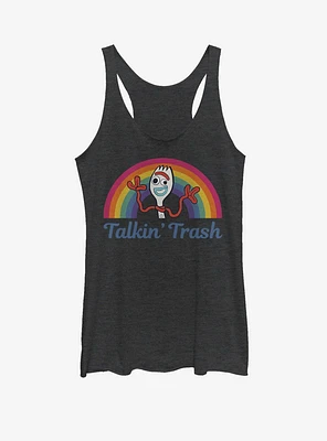 Disney Pixar Toy Story 4 Talkin' Trash Girls Heathered Tank Top