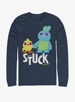 Disney Pixar Toy Story 4 Stuck With Us Navy Blue Long-Sleeve T-Shirt