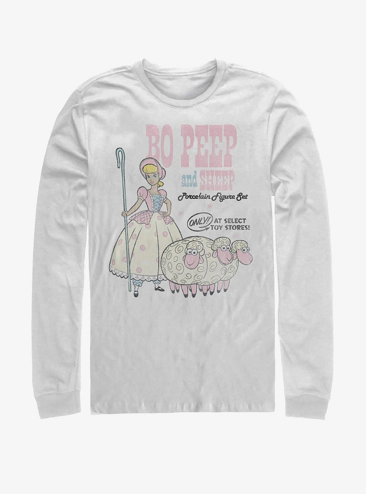 Disney Pixar Toy Story 4 Bo Peep And Sheep White Long-Sleeve T-Shirt