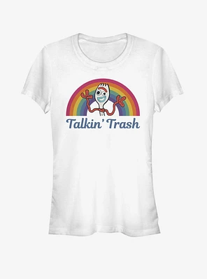 Disney Pixar Toy Story 4 Talkin' Trash Girls White T-Shirt