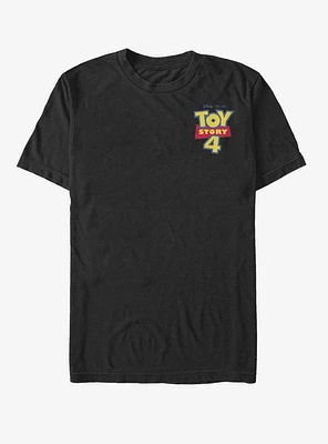 Disney Pixar Toy Story 4 Chest Color Logo T-Shirt