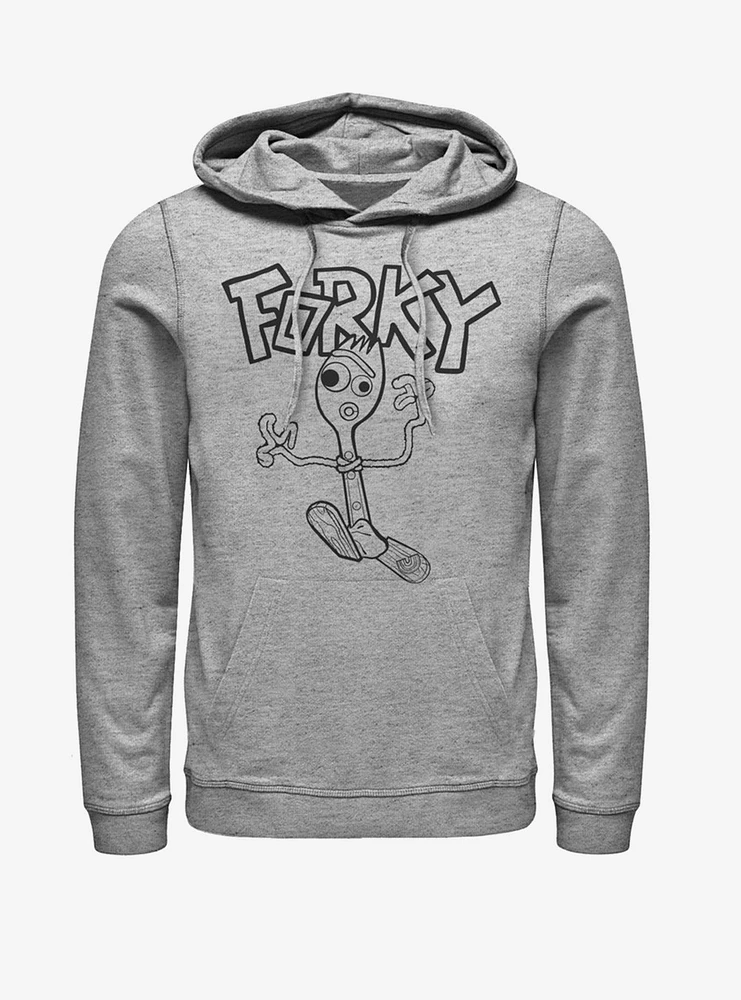 Disney Pixar Toy Story 4 Doodle Fork Heathered Hoodie