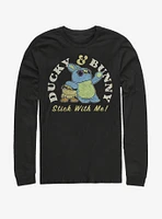 Disney Pixar Toy Story 4 Ducky And Bunny Brand Long-Sleeve T-Shirt