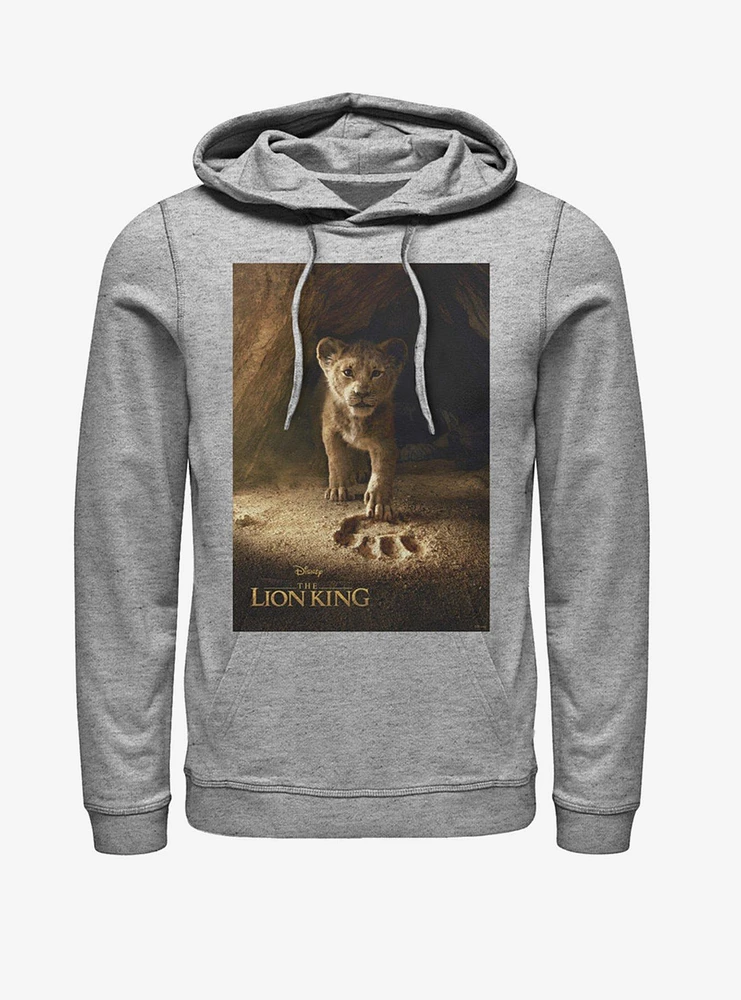 Disney The Lion King 2019 Simba Poster Heathered Hoodie