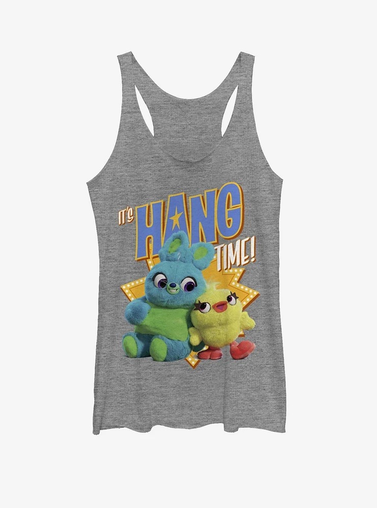 Disney Pixar Toy Story 4 Hang Time Girls Grey Heathered Tank Top