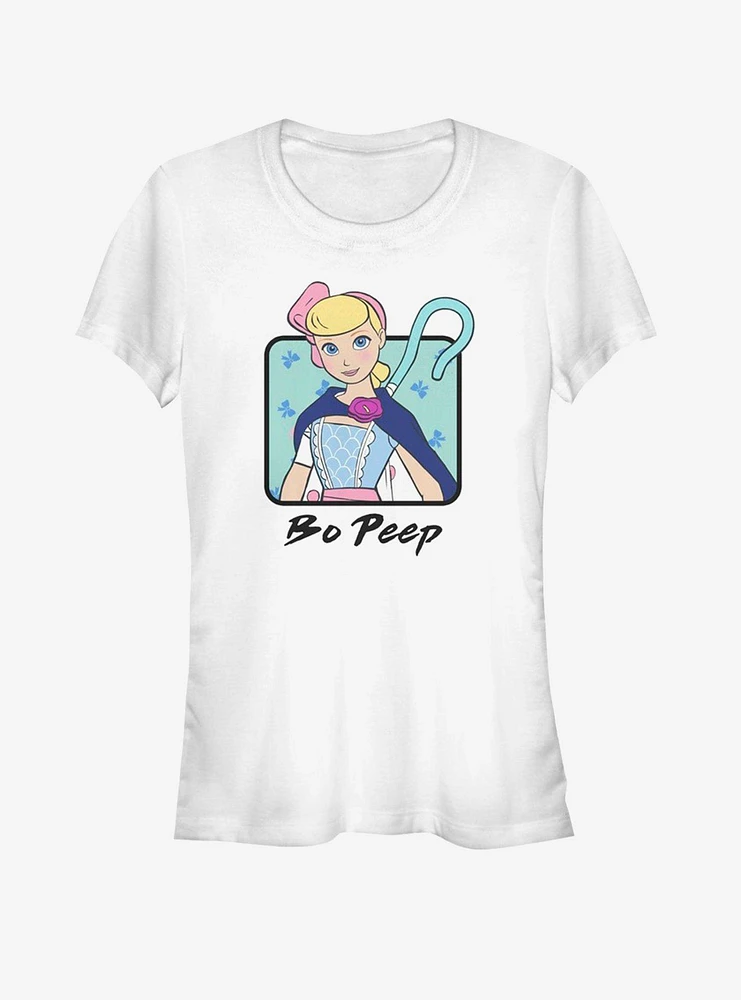 Disney Pixar Toy Story 4 Bo Peep Cloak Girls White T-Shirt