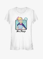 Disney Pixar Toy Story 4 Bo Peep Cloak Girls White T-Shirt