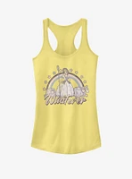 Disney Pixar Toy Story 4 Rain Bo Peep Girls Banana Yellow Tank Top