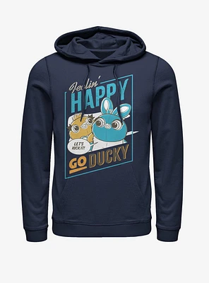 Disney Pixar Toy Story 4 Happy Go Ducky Navy Blue Hoodie