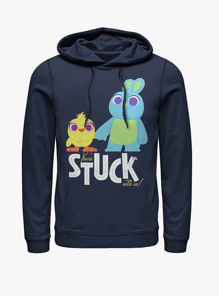 Disney Pixar Toy Story 4 Stuck With Us Navy Blue Hoodie