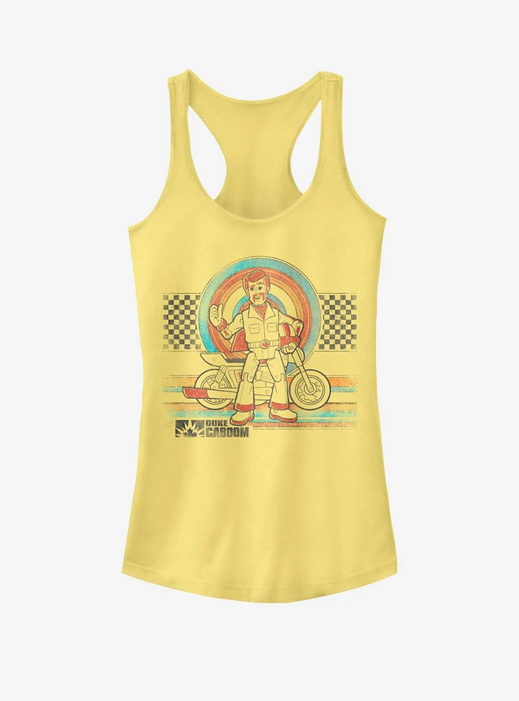 Disney Pixar Toy Story 4 Ride Lyfe Girls Banana Yellow Tank Top