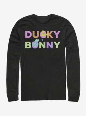 Disney Pixar Toy Story 4 Ducky Bunny Peekaboo Long-Sleeve T-Shirt