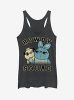 Disney Pixar Toy Story 4 Ducky Bunny Rowdy Squad Womens Tank Top