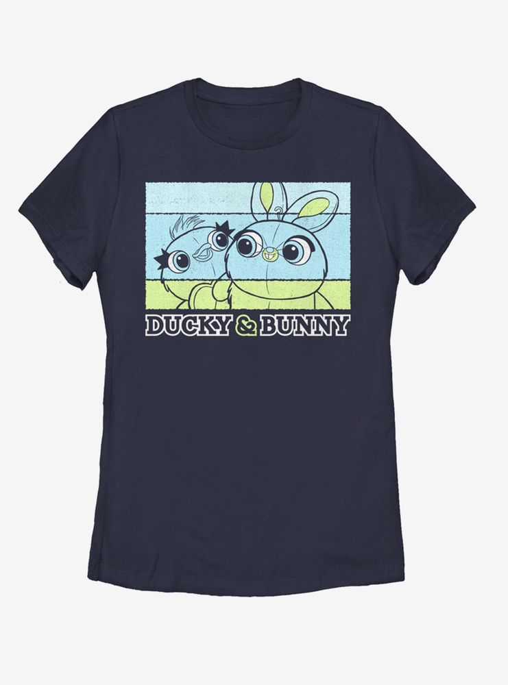 Disney Pixar Toy Story 4 Ducky And Bunny Womens T-Shirt