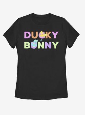 Disney Pixar Toy Story 4 Ducky Bunny Peekaboo Womens T-Shirt