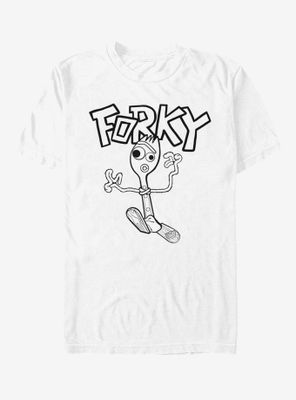 Disney Pixar Toy Story 4 Doodle Forky T-Shirt