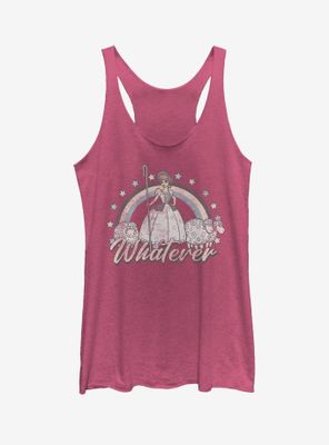 Disney Pixar Toy Story 4 Rain Bo Peep Whatever Womens Pink Tank Top