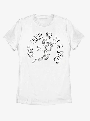 Disney Pixar Toy Story 4 Forky I Don't Belong Womens T-Shirt