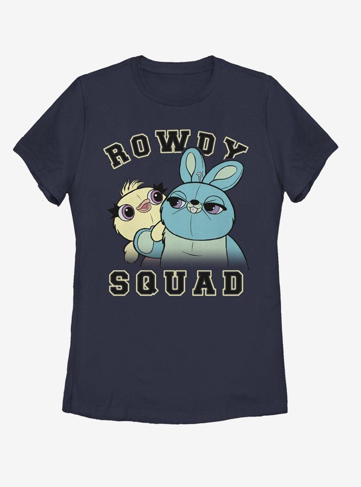 Disney Pixar Toy Story 4 Ducky Bunny Rowdy Squad Womens T-Shirt