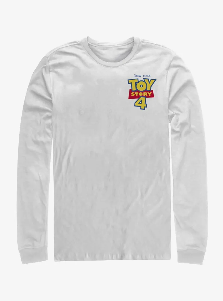 Disney Pixar Toy Story 4 Chest Color Logo Long-Sleeve T-Shirt