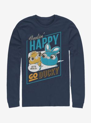 Disney Pixar Toy Story 4 Happy Go Ducky Long-Sleeve T-Shirt