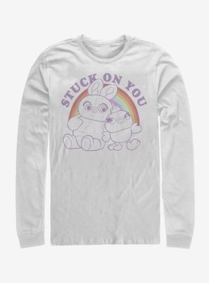 Disney Pixar Toy Story 4 Ducky Bunny Rainbow Pals Long-Sleeve T-Shirt