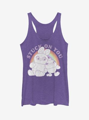 Disney Pixar Toy Story 4 Ducky Bunny Rainbow Pals Womens Tank Top