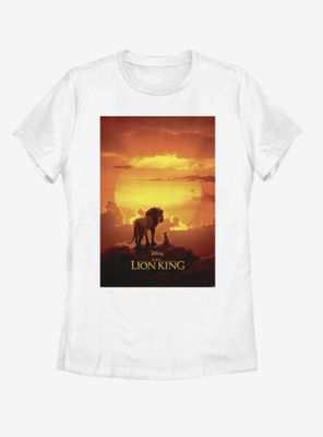 Disney The Lion King 2019 Pride Rock Poster Womens T-Shirt