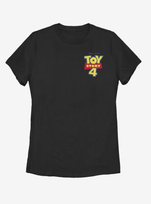 Disney Pixar Toy Story 4 Chest Color Logo Womens T-Shirt