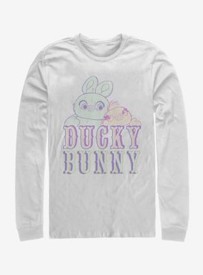 Disney Pixar Toy Story 4 Ducky Bunny Sideshow Buddies Long-Sleeve T-Shirt