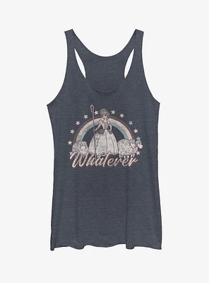 Disney Pixar Toy Story 4 Rain Bo Peep Whatever Womens Navy Tank Top