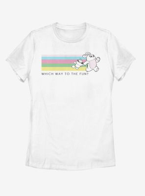 Disney Pixar Toy Story 4 Ducky Bunny Which Way To Fun Womens T-Shirt
