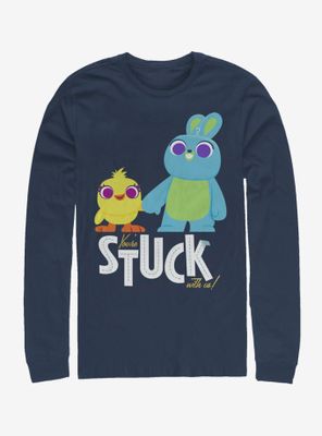 Disney Pixar Toy Story 4 Ducky Bunny Stuck With Us Long-Sleeve T-Shirt