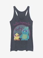 Disney Pixar Toy Story 4 Ducky Bunny Pastel Womens Tank Top