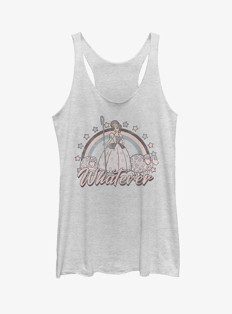 Disney Pixar Toy Story 4 Rain Bo Peep Whatever Womens White Tank Top