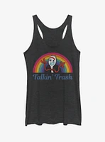 Disney Pixar Toy Story 4 Forky Talkin Trash Womens Black Tank Top