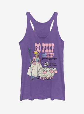 Disney Pixar Toy Story 4 Bo Peep and Sheep Womens Purple Tank Top