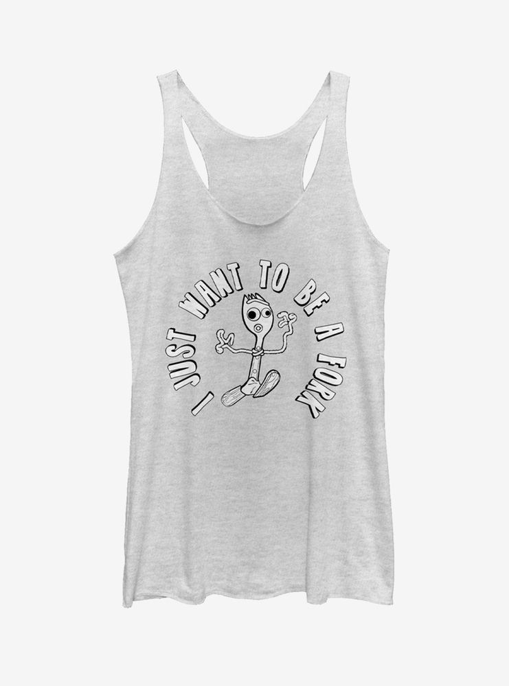 Disney Pixar Toy Story 4 Forky I Don't Belong Womens Tank Top