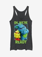 Disney Pixar Toy Story 4 Ducky Bunny Ready Womens Tank Top