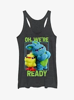 Disney Pixar Toy Story 4 Ducky Bunny Ready Womens Tank Top