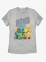 Disney Pixar Toy Story 4 Ducky Bunny Hang Time Womens T-Shirt