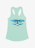 How To Train Your Dragon Flying Outline Girls Tank