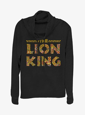 Disney The Lion King Sahara Cowlneck Long-Sleeve Girls Top